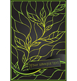 Abstract floral background vector image