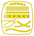 Measuring tape vector image
