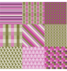 Classic patterns vector image