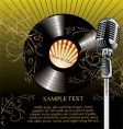 Retro music background Retro music background vector image