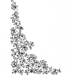 Decorative vignette vector image