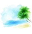 Background of a watercolor seascape Background of a watercolor seascape vector image