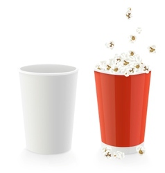 Popcorn caps vector image