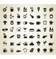 Meal icons vector image