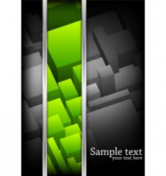 Cubes vector image