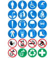 Safety signs vector image
