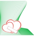 Wedding card vector image