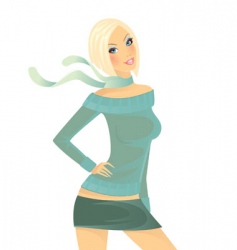 Sexy girl Royalty Free Vector Image - VectorStock
