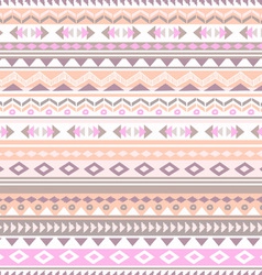 Pastel tribal stripe vector image