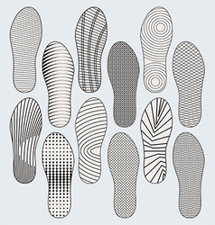 Shoe Soles vector image
