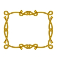 Rope frame vector image