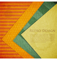 Color Paper Retro vector image