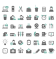 Office icons Office icons vector image