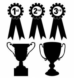 Trophies vector image