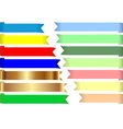 Colored tapes vector image