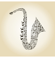 Saxophone vector image