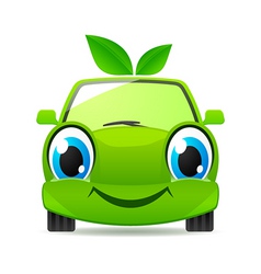 Eco friendly car vector image
