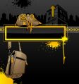 Urban background vector image