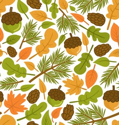Forest pattern vector image