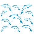 Dolphin 2 vector image