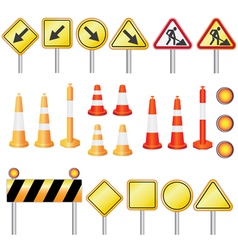 Road set vector image
