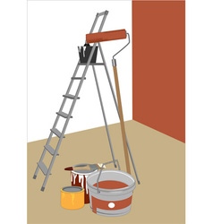 Painting Tools vector image