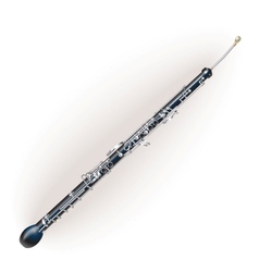 Classical oboe vector image