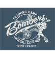 Cute baseball player vector image