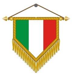 Flag of italy vector image
