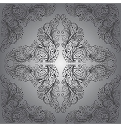 Vintage baroque seamless pattern Royalty Free Vector Image