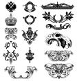 Imperial ornaments vector image