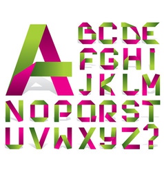 Alphabet tape vector image