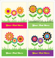 Greeting card vector image