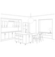Kitchen vector image