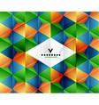 Modern geometric abstract background template vector image