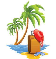 Travel poster vector image