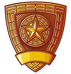 Police badge vector image