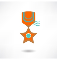 Medal icon vector image