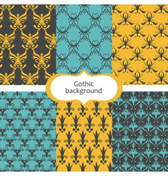 Vintage patterns vector image
