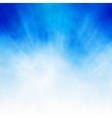 White burst on blue vector image