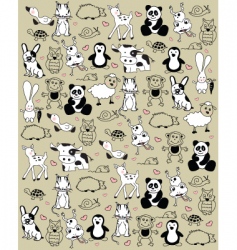 Animals vector image