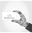 Hand business7 vector image