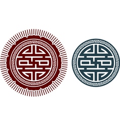 Oriental design element vector image
