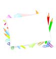 School supplies vector image
