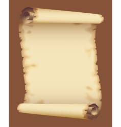 Old parchment vector image