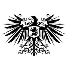 Heraldic eagle vector image