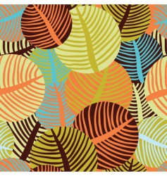 Autumn leaves vector image