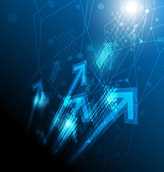 Networking concept background vector image