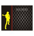 Grunge rock poster vector image
