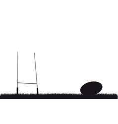 Rugby background vector image